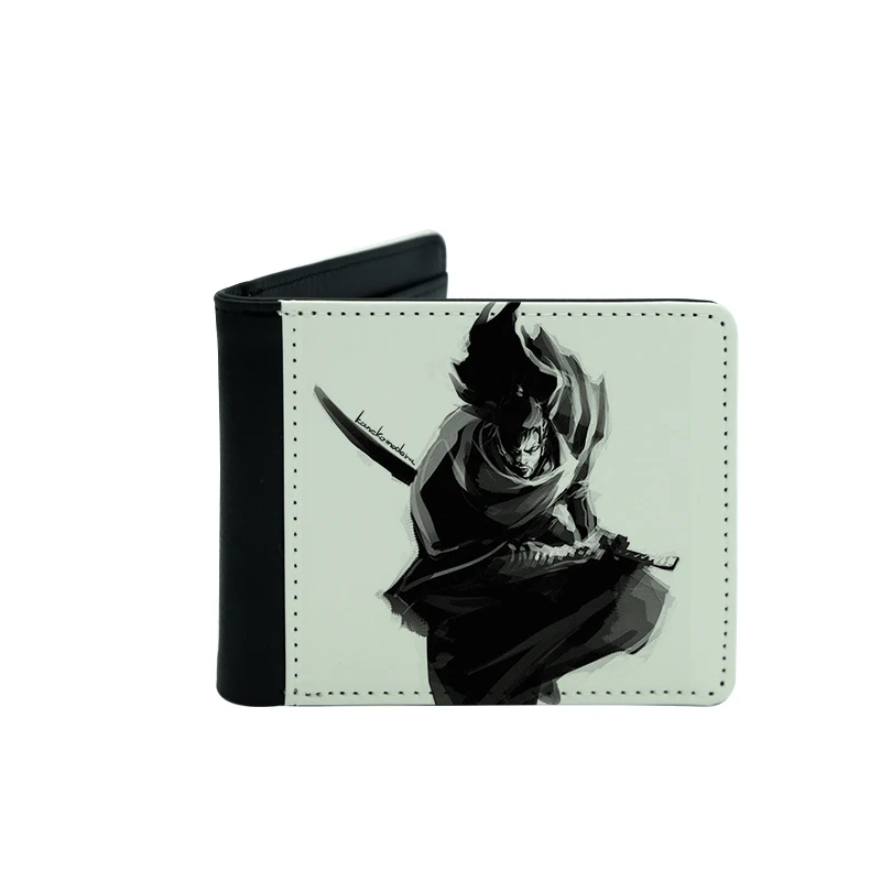 Front Pocket Sublimation Wallet Men Custom Your LOGO Thin PU Leather Slim Wallet