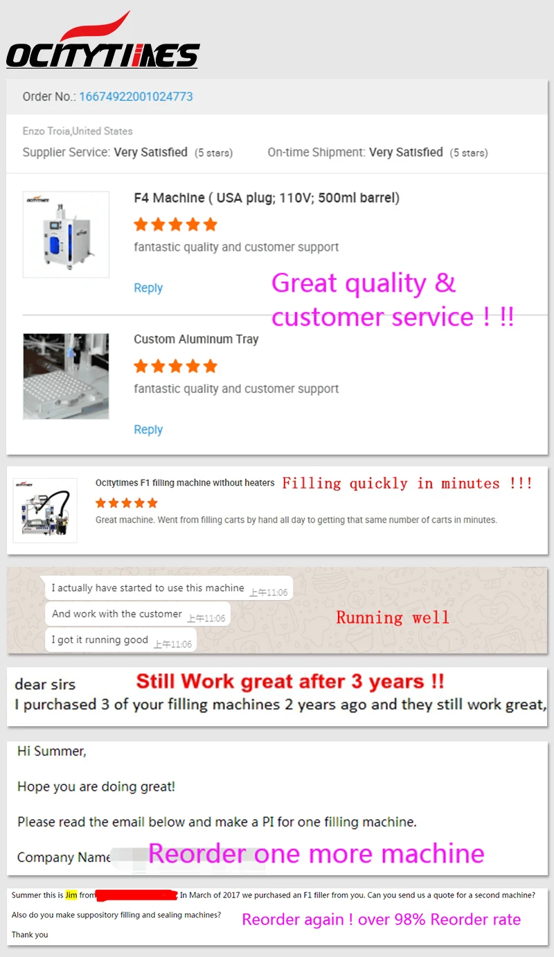 Горячая Распродажа 510 машина для наполнения картриджей Ocitytimes F1 машина для наполнения картриджей