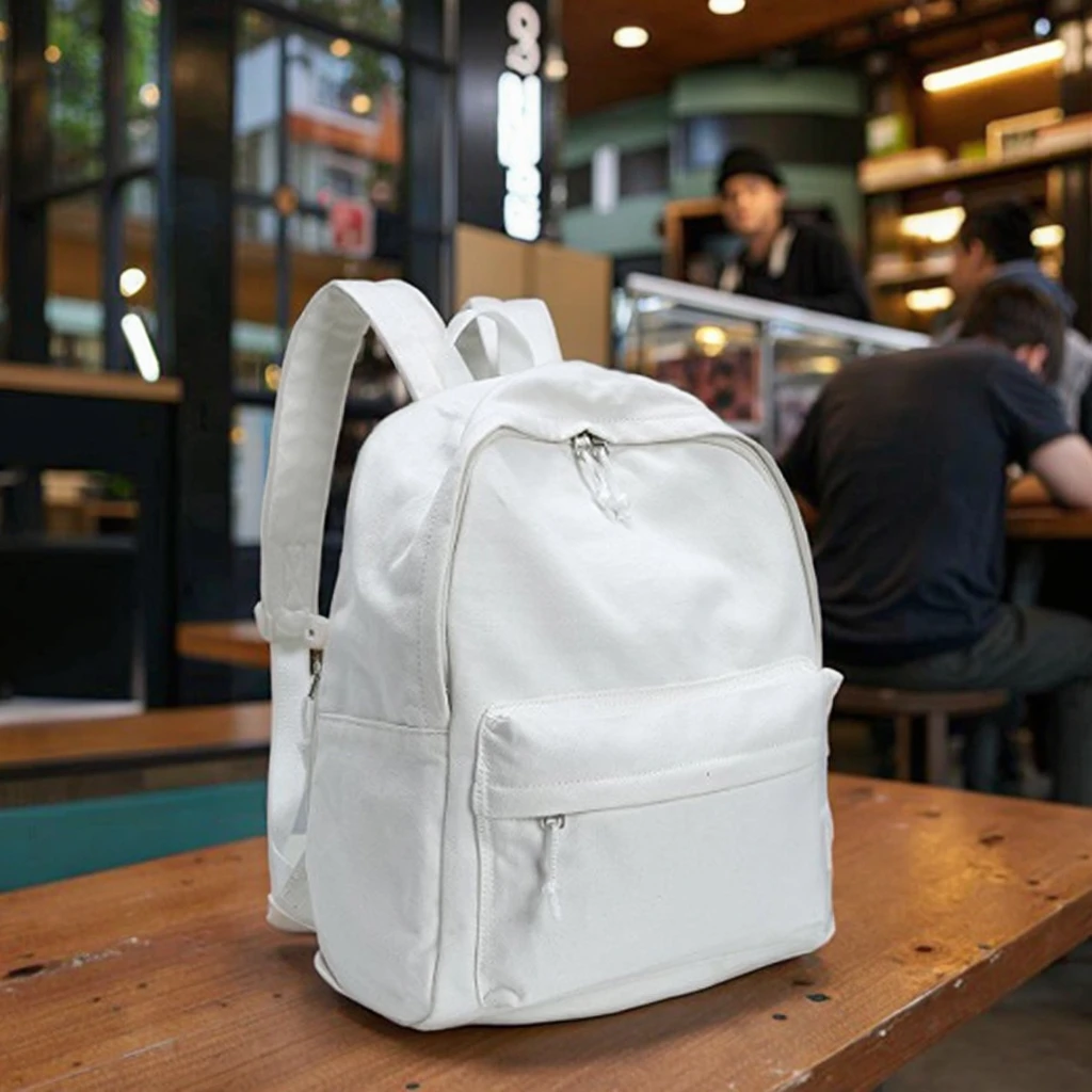 Wholesale White Canvas Backpacks for Women - Fashionable