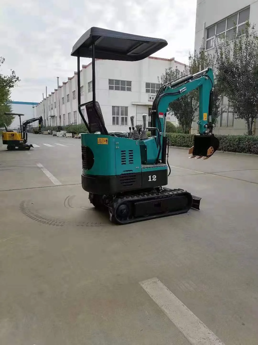 Shandong Katvo 1 Ton Mini Digger Kv12 Small Household Excavadora