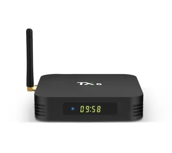 Shenzhen factory STB 4K TX6 H6 Smart OTT Android TV Box tx6 in set top box download user manual for android tx6 tv box