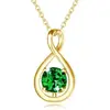 Yellow gold-5-emerald