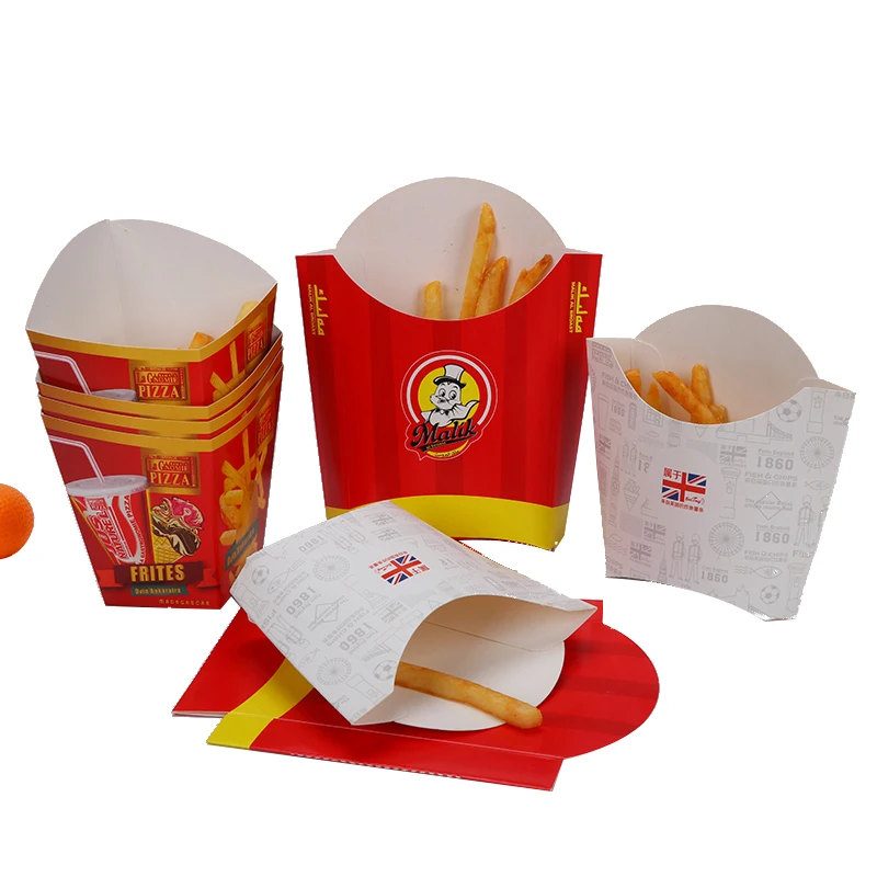 Buy Wholesale China 16oz Factory Foodboard Paper Pasta Box Take Away Food  Container Printed French Fries Packaging & Paper French Fries Packaging at  USD 0.04