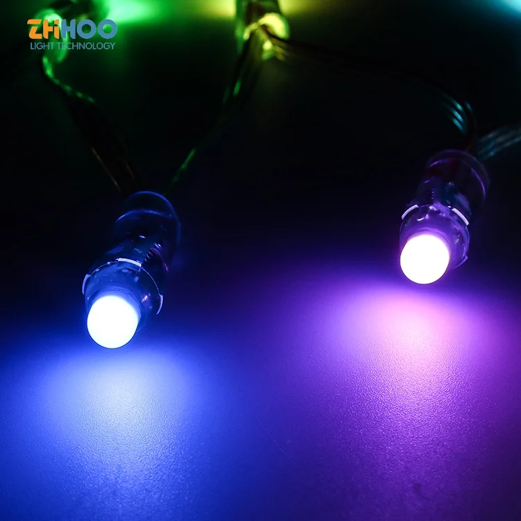 12mm Mini Pixel Point Light Source Dc12v Rgb Ws2811 High Brightness Led ...