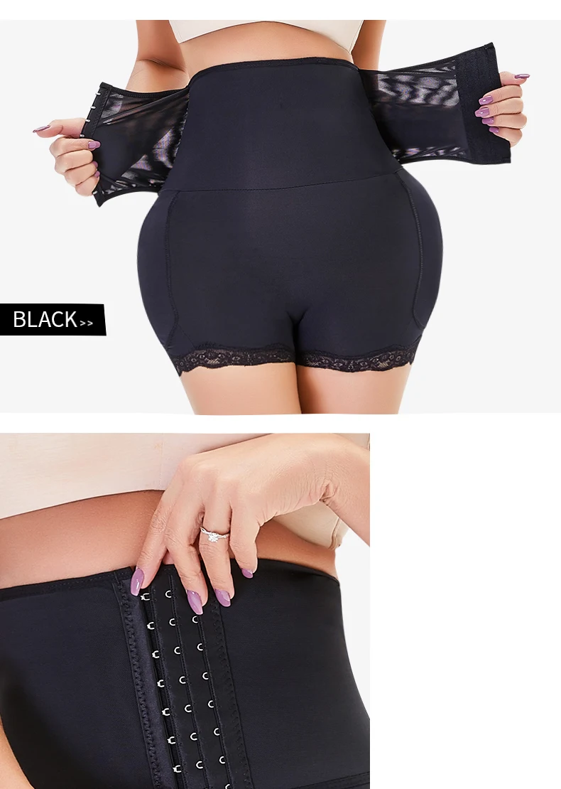 High Waist Slimming Corset Hip Pads For Women Tummy Control Underwear