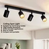 Black square four-head spotlight-light source not included