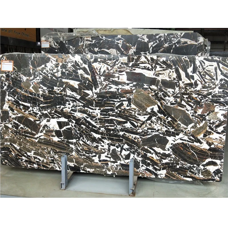 Modern Kitchen Countertop New Design Brown Color Slab Marble For Hotel Indoor Flooring Tiles