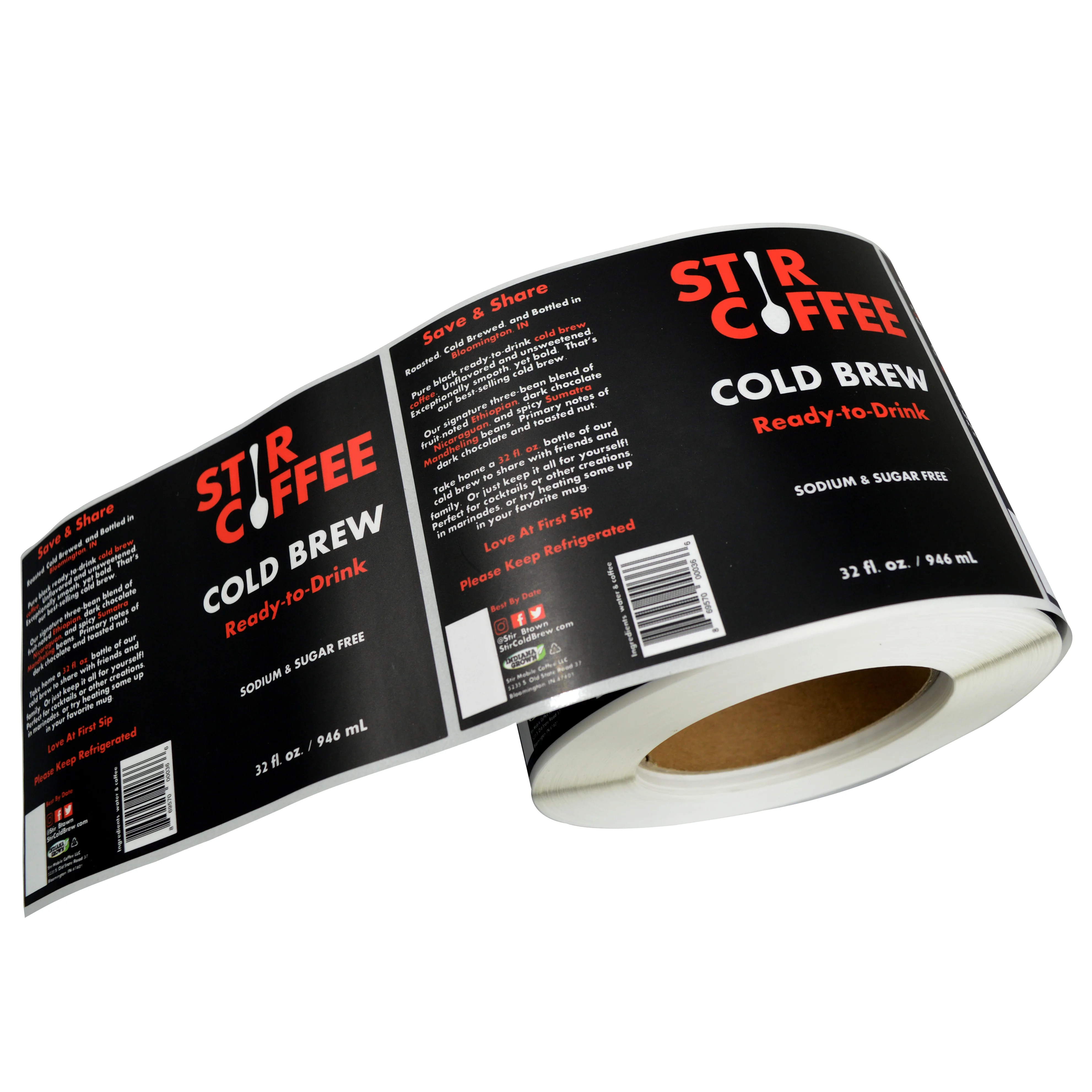Custom Printing Permanent Adhesive Labels