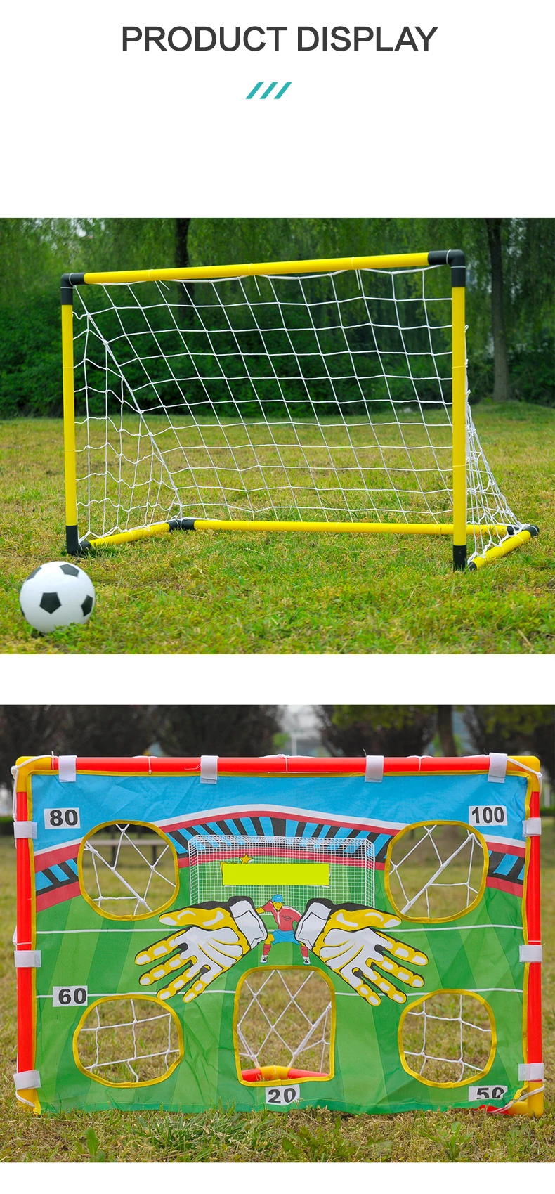 2023 New Design Indoor And Soccer Metal Portable Football Goalshot