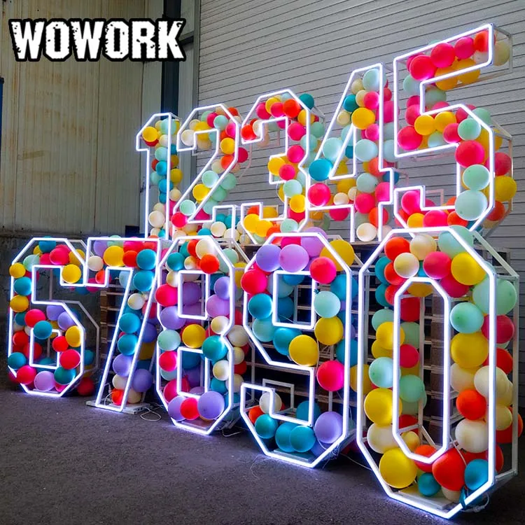 WOWORK, светодиодная 3D-лампа, 2 фута, 4 фута, 5 футов