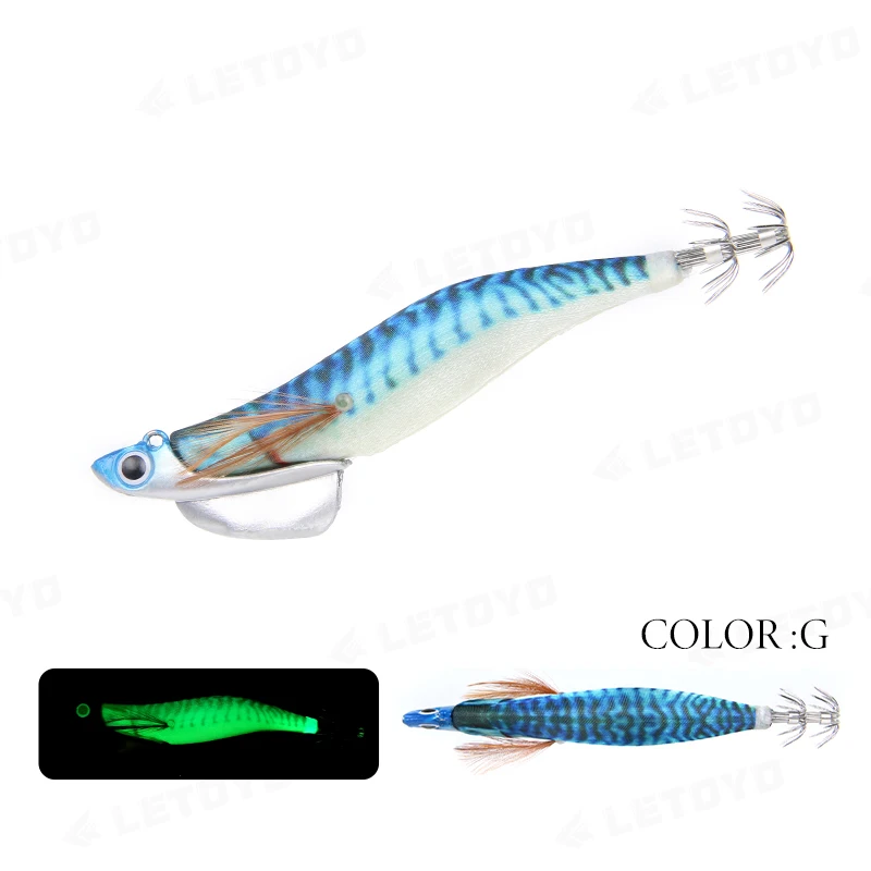 2pcs Masterpro Quanlity TIP RUN Deep water Squid jig 110mm/26g