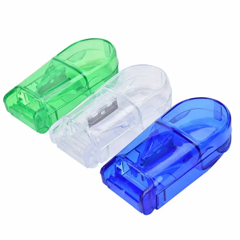 Portable Professional Plastic Pill Cutter Splitter Storage Compartment ...