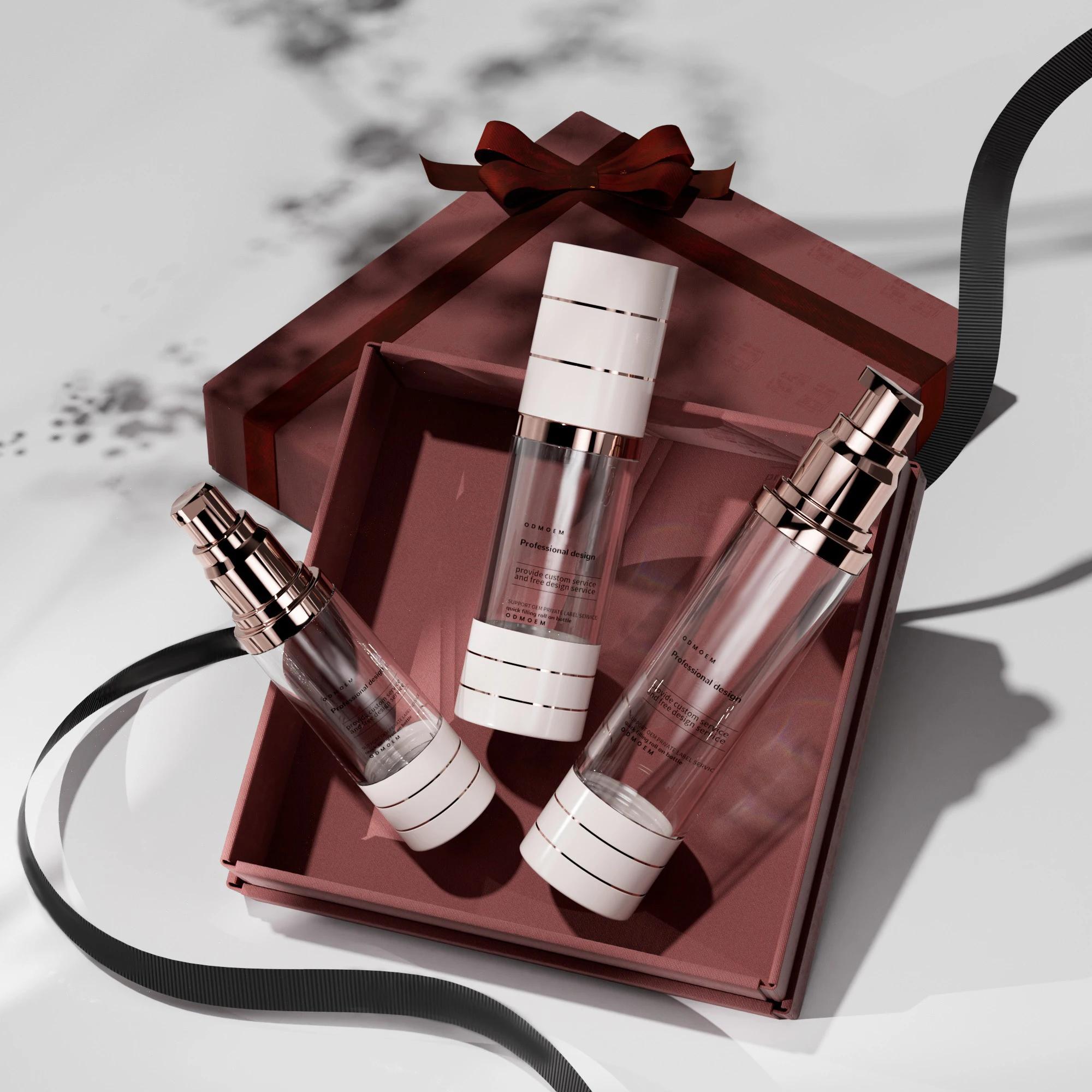 A19 30ml 50ml 100ml 120ml PP Airless Bottles Sunscreen Cream Face Cleanser Screw Cap Pump Bottle With Skincare Packaging