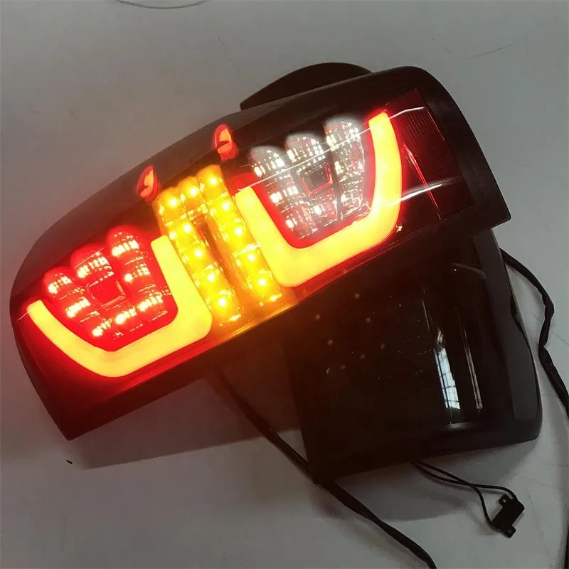LED Rear Tail Light Assembly for Ford Ranger Raptor T6 T7 PX MK1 MK2 Wildtrak T8 2012 2018 2020 Pair Smoke Black Tail Lamp