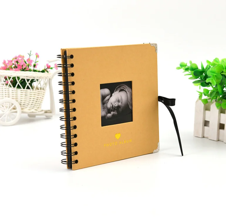 Custom Self Adhesive Photo Album Pag Autocoll Baby Magnetic Scrapbook with Laminated Sheets