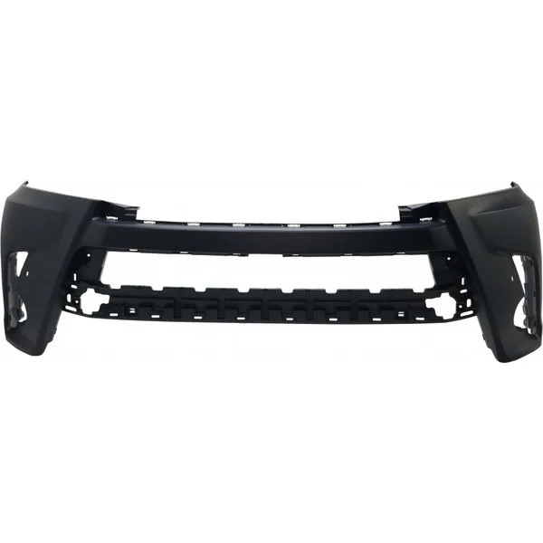 Front Upper Primed Bumper Cover With Object Sensor Holes Plastic Front