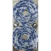 Camuflaje azul y blanco.