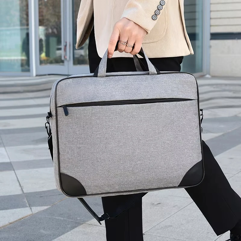 product laudtec lightweight messenger shoulder bag for laptop or tablet sleek durable  water repellent fabric sleeve bag 156inch-2