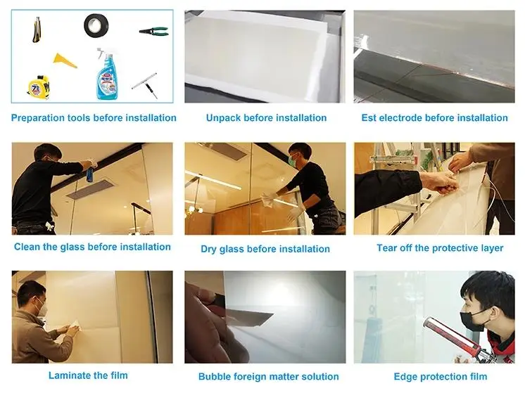 Smart Window Film Electrochromic Glass Price Electronic Glass Tint