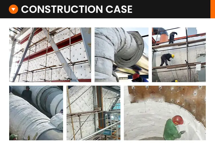 1400 Ceramic Fiber Heat Insulation Blanket Paper Refractory Alumina Silcate Fiber Blanket For Oven 4