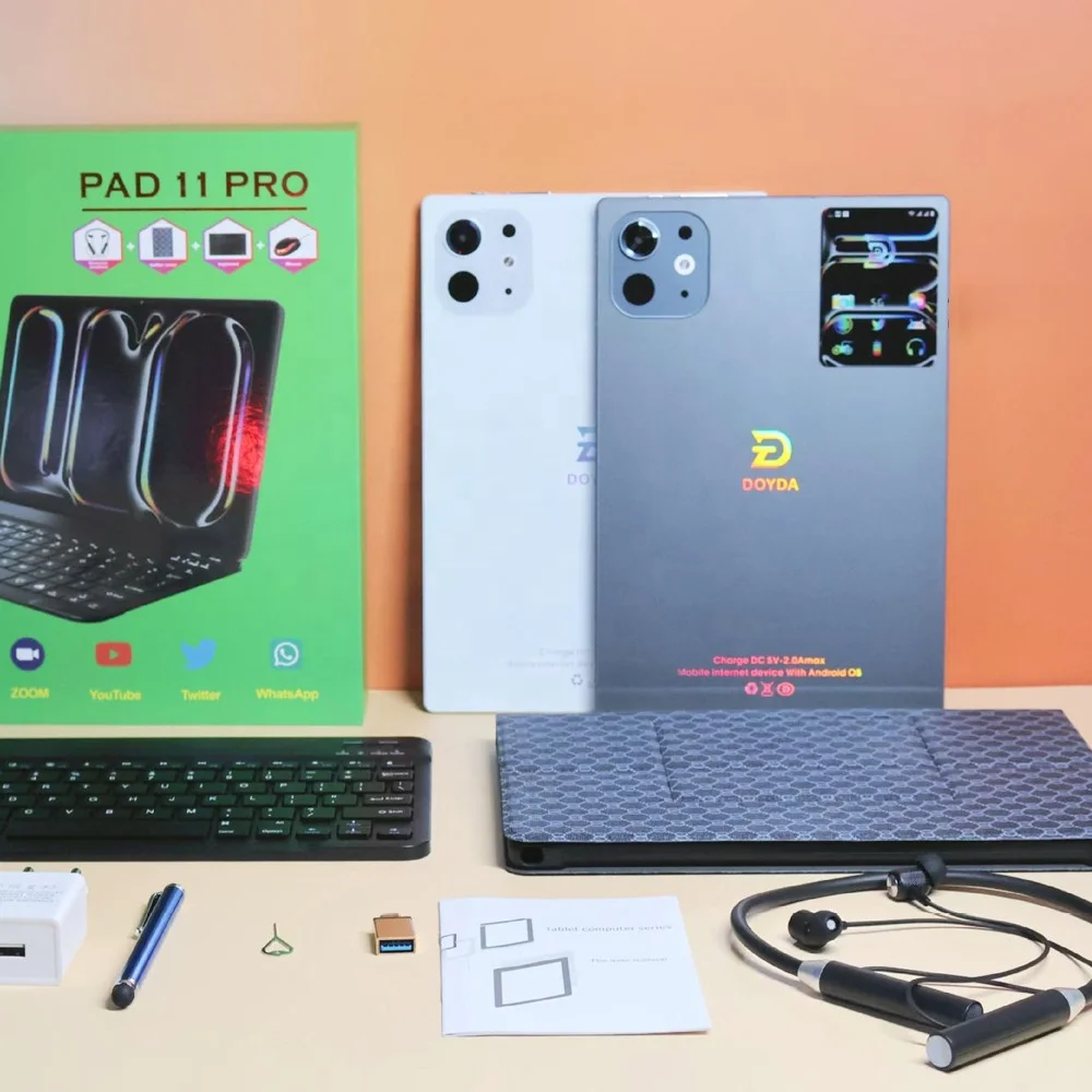 新款10.1英寸安卓Doyda PAD 11 Pro八核平板电脑256GB解锁智能