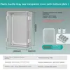 Tapa transparente de 300X200X160MM