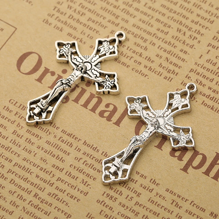 Christian Orthodox Jesus Cross Pendant Necklace Religious Inri Crucifix ...