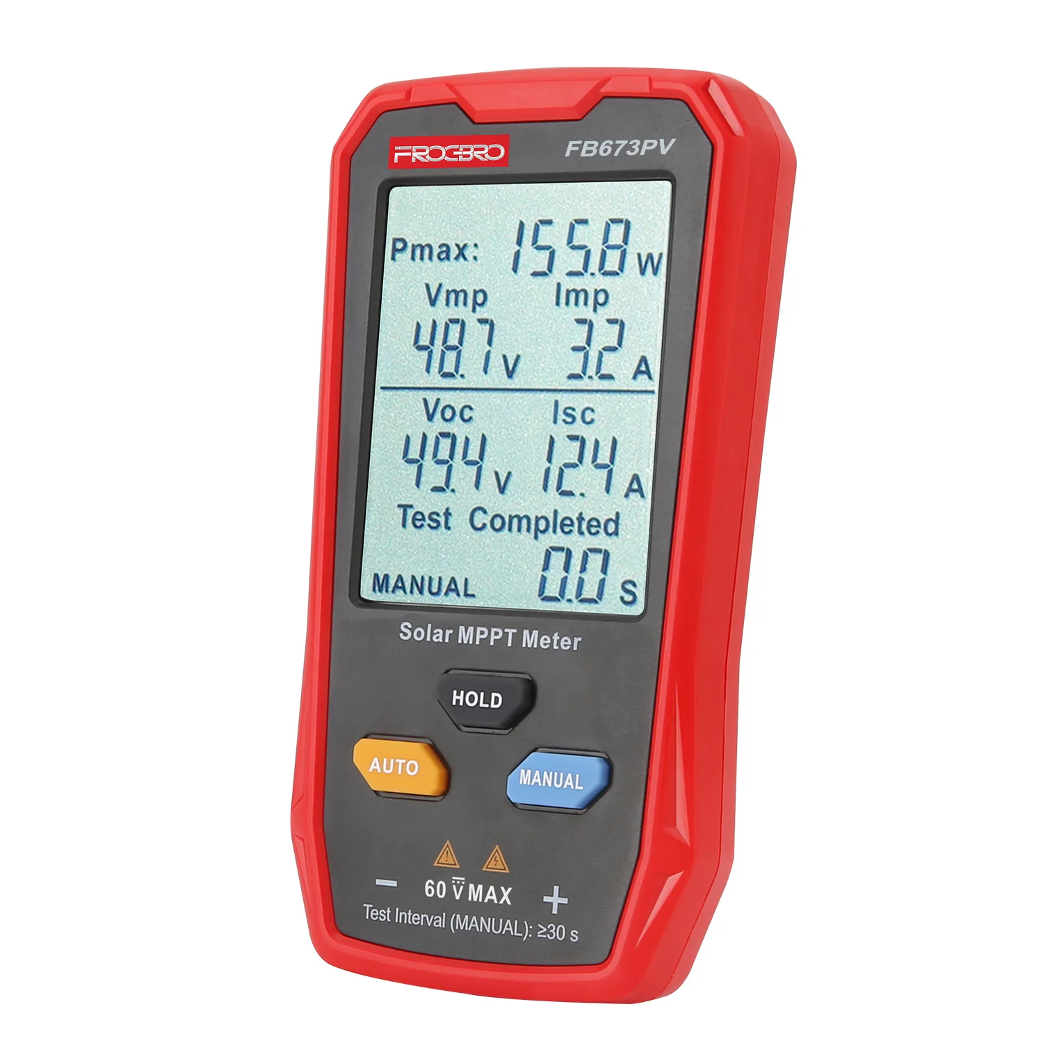 FB673PV LCD Display Smart MPPT Solar Panel Tester Meter Energy Systems Solar Panels VOC test Pv Tester Meter