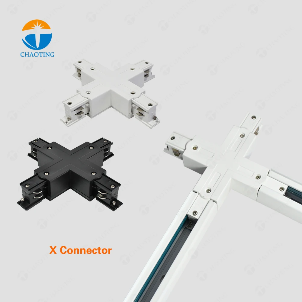 Dimmable Spotlight 4 Wire Track 1 Meter 1.5 2 3 Led Ceiling Lighting Rail System for Store Lamp
