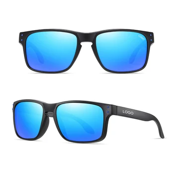 Custom logo luxury square colorful Polarized mens shades sunglasses wholesale