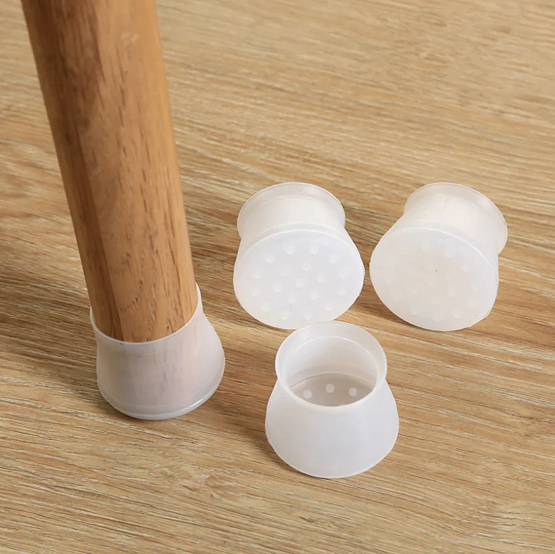 flexible silicone chair leg caps