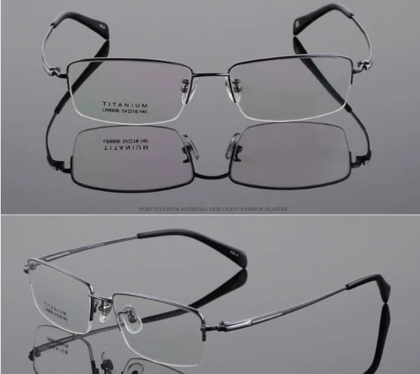 Stylish Gentleman Optical Glasses Frame Titanium Eyeglasses for Men