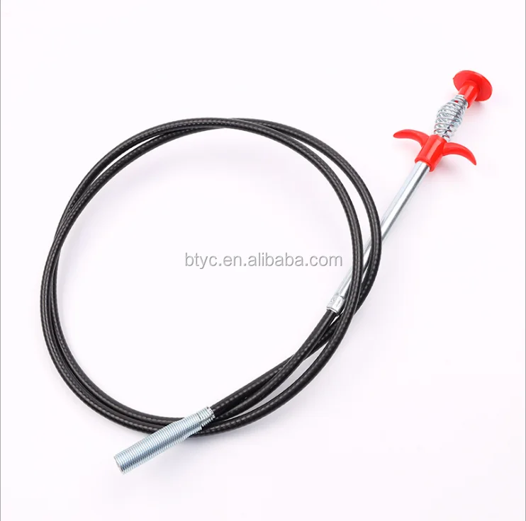 Spring Pipe Dredging Tool Drainage Snake Drain Cleaner Stick Plug Remover Cleaning Tool Household Kitchen Sink Supplier