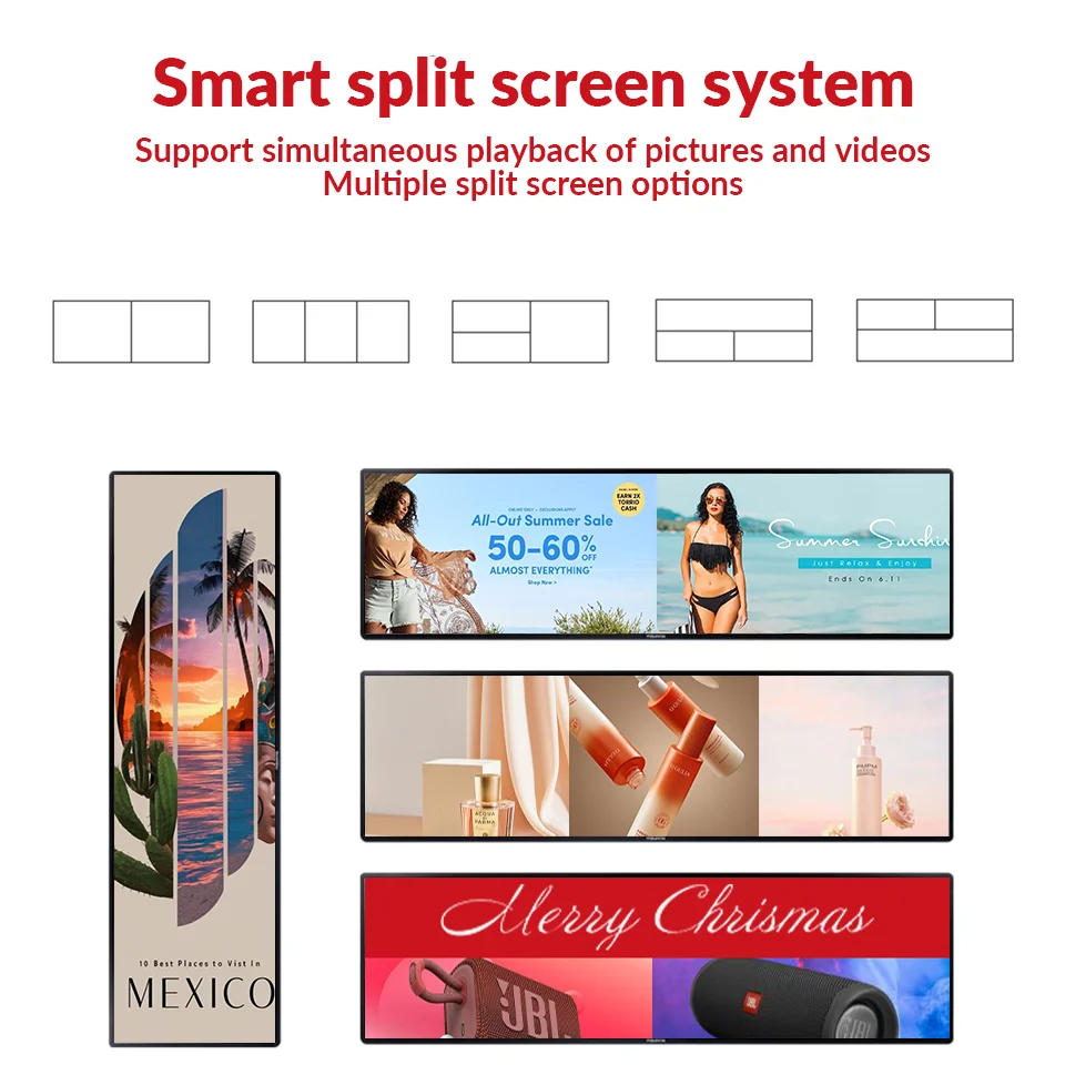 Wholesale Small Digital Signage for Supermarkets - 16 19 21 28 Inch