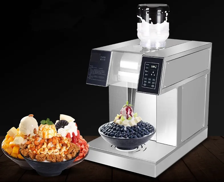 WIth Imported Compressor Easy to Operate Snowflake Ice Maker Bingsu Machine  Snow Machine