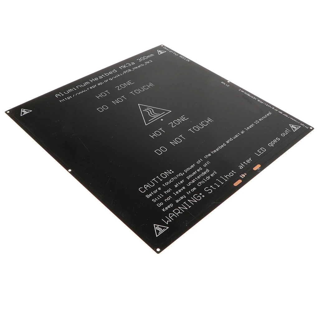 12V Verwarmd Bed 220x220mm MK3 – Aluminium Verwarmingsplaat Met Ingebouwde Thermistor Voor 3D-printers