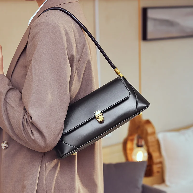 High Quality Cow Skin Handbags Ladies Women Soft Hand Bags for Women Lady Cow Leather Cross Body Shoulder Messenger Bags