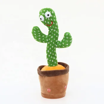 dancing cactus toys singing kid gifts toys for kids christmas birthday gifts baby cactus sound toy