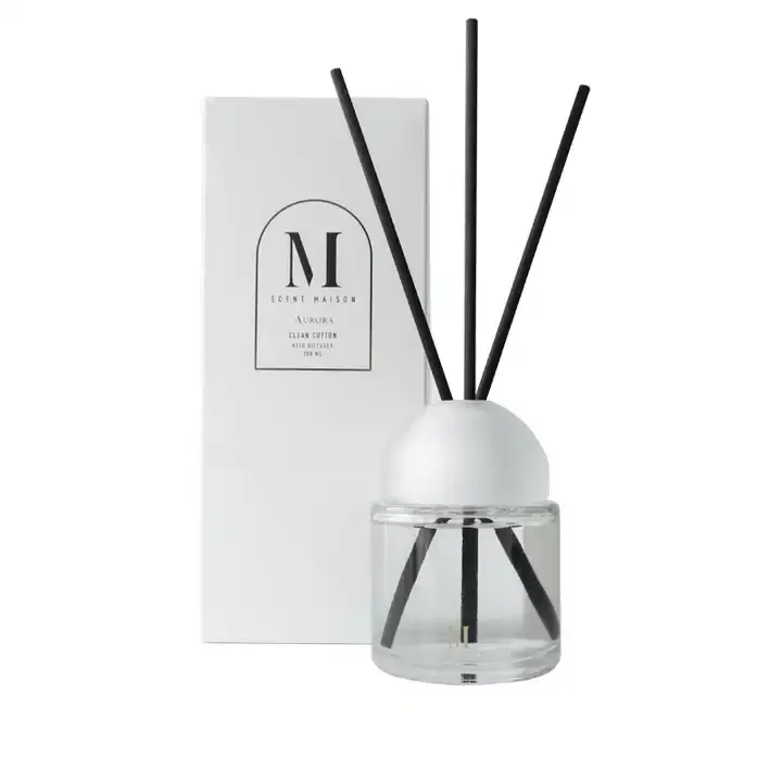 250ml Glass Reed Diffuser Aromatherapy Glass Bottle Aroma Reed Diffuser ...