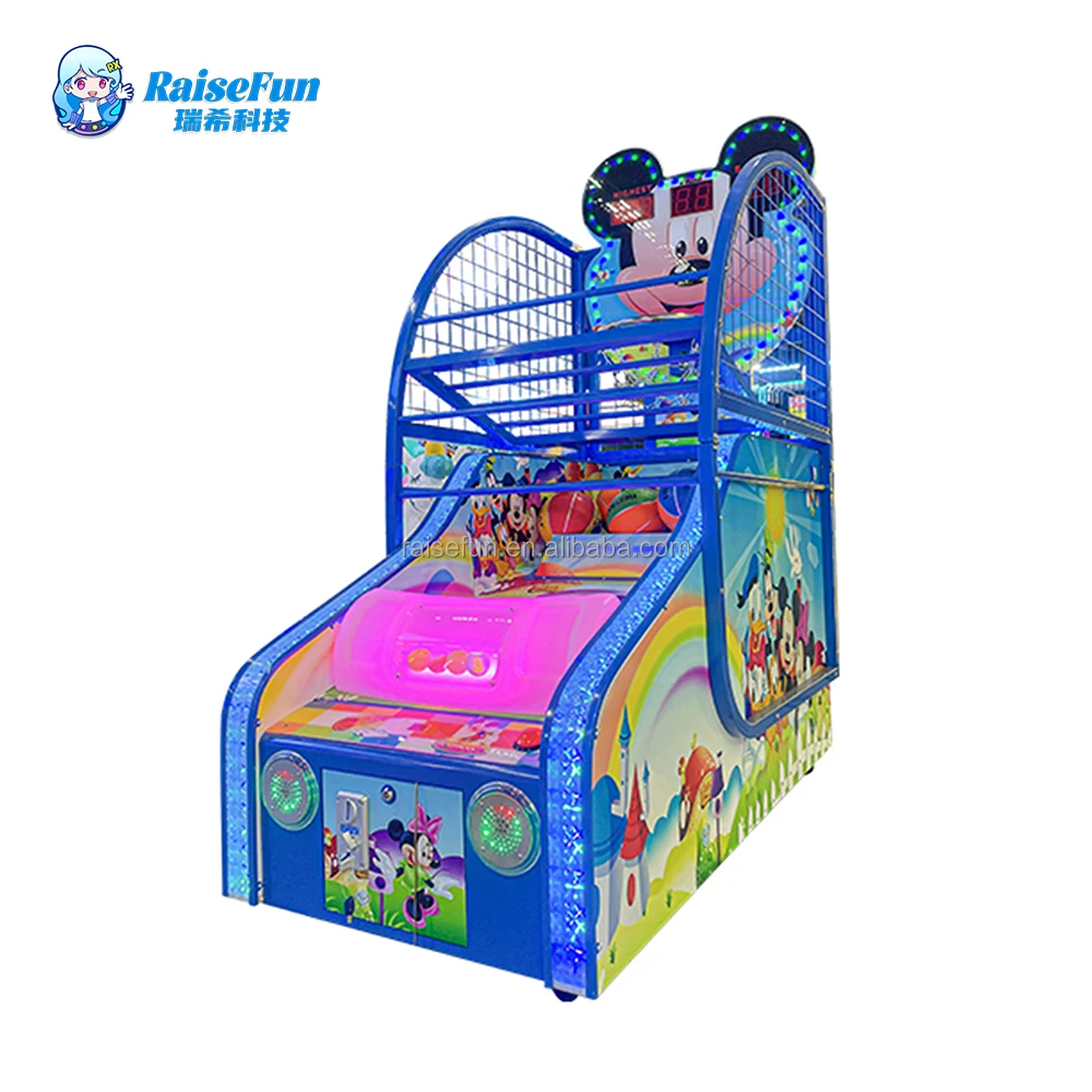 Coin Operated Kids Redemption Basketball Hoop Game Machines Indoor Children Electric Shooting Machine Street Philippines Arcade