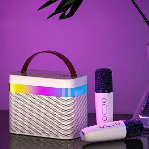 Мини портативный динамик для улицы мини-Колонка вечеринки бас HIFI BT с микрофоном Домашняя Беспроводная колонка