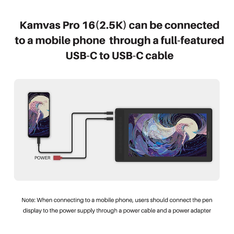 Huion Kamvas Pro 16 Graphic Tablet Precision Control