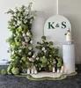 Vert et rose poudré