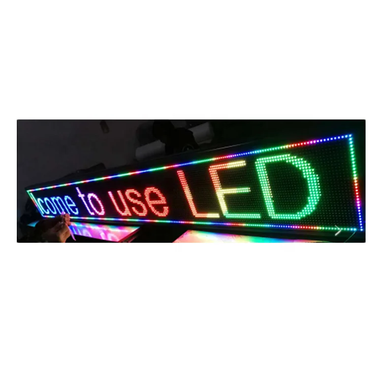 YIWU LED P10 Color Store Advertising Content Display Door Head Screen