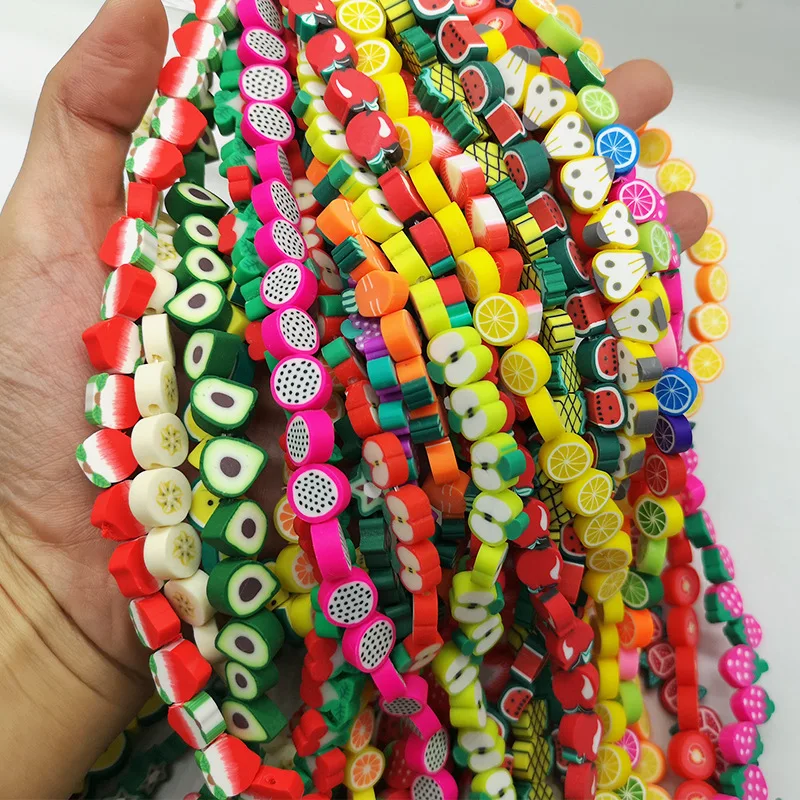 200 Perline Polimero Colorate Miste 20 Colori | Rotonde 8mm, Per Braccialetti Fai-Da-Te, Fatte A Mano