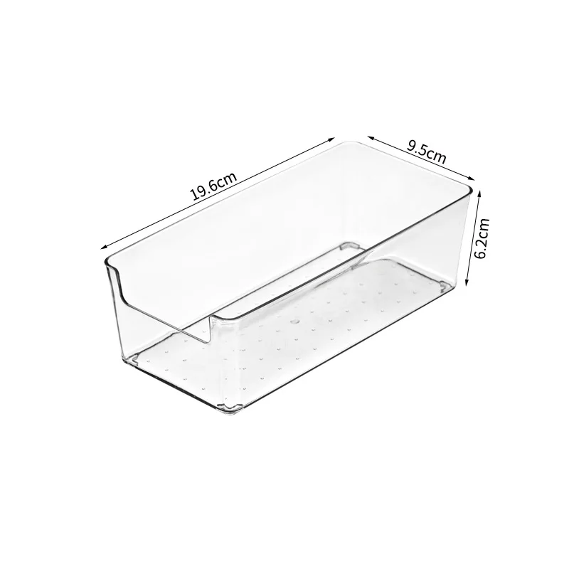 Ownswing Clear Plastic Drawer Bins Storage Container Organizer For ...