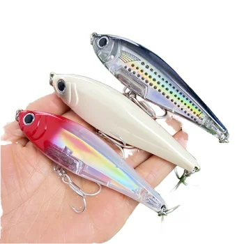 Huiping 3D Inshore Twitchbait 90ss Slow Sinking Pencil Lure 90mm 18g ABS Bass Zander Pike Salmon Freshwater Saltwater Artificial – Pencil – view 2
