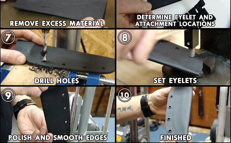 Kydex Sheet Plastic 600x300x2mm Army Green Carbon Fiber Heat Formed