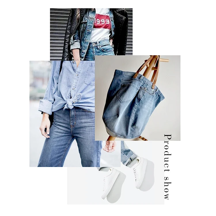 Хлопчатобумажная ткань голубого цвета, произведено на китайской фабрике