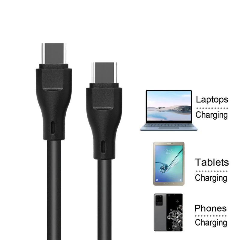 High Quality Very Cheap Price Custom Logo Wholesale 1.4M 3A 60W Type C to Type C Fast Charging Data Cable for iPhone 16 Samsung